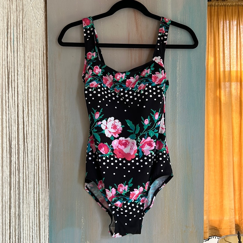 Floral vintage swimsuit